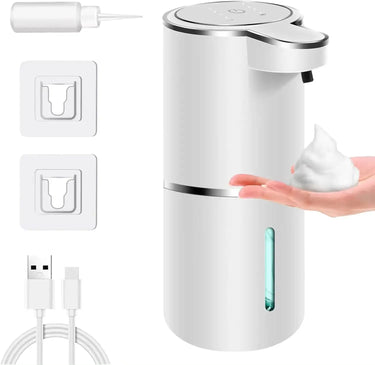 Touchless Automatic Foam Soap Dispenser Hands-Free Use for Kitchen & Bathroom